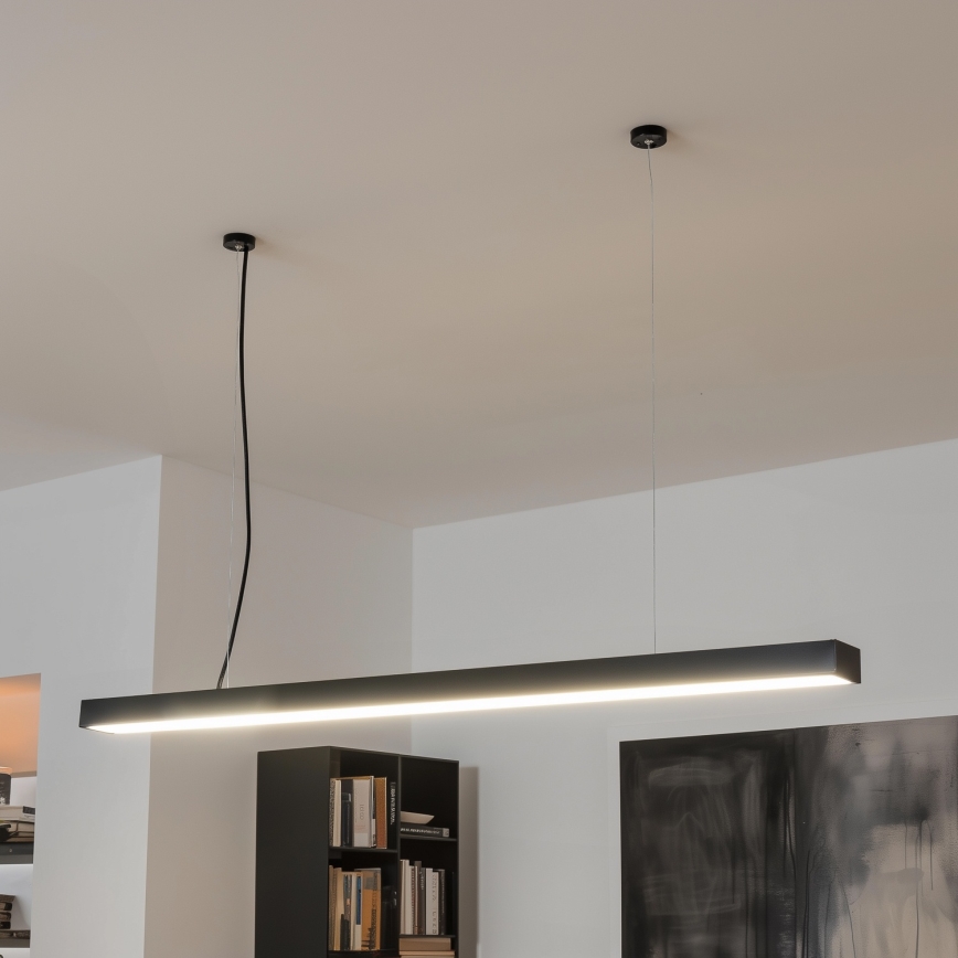 Brilagi - Luminaire LED de plafond (montage en surface ou suspendu) SYNODICO LED/30W/230V 4000K noir