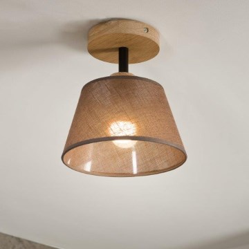 Brilagi - LED  Plafonnier ANTHONY 1xE14/60W/230V chêne/marron