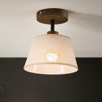 Brilagi - LED  Plafonnier ANTHONY 1xE14/60W/230V chêne noyer/beige