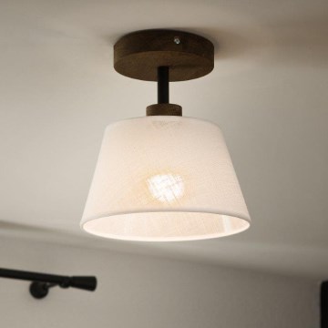 Brilagi - LED  Plafonnier ANTHONY 1xE14/60W/230V chêne noyer/blanc