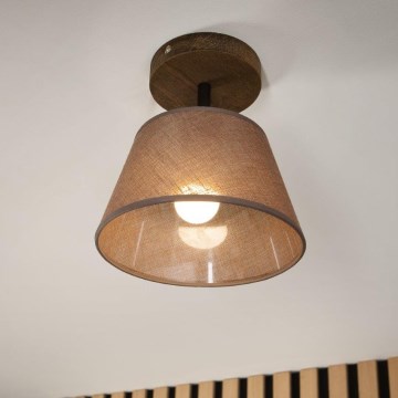 Brilagi - LED  Plafonnier ANTHONY 1xE14/60W/230V chêne noyer/marron