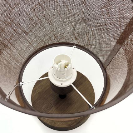Brilagi - LED  Plafonnier ANTHONY 1xE14/60W/230V chêne noyer/marron