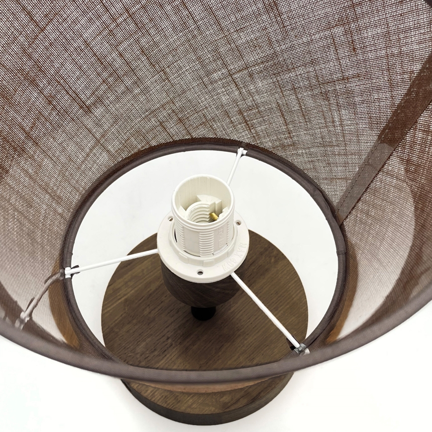 Brilagi - LED  Plafonnier ANTHONY 1xE14/60W/230V chêne noyer/marron