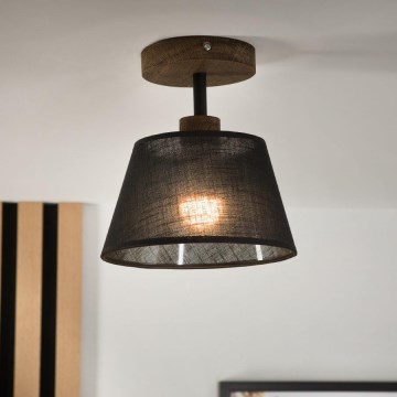 Brilagi - LED  Plafonnier ANTHONY 1xE14/60W/230V chêne noyer/noir