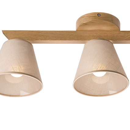 Brilagi - LED  Plafonnier ANTHONY 3xE14/40W/230V chêne/beige