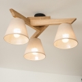 Brilagi - LED  Plafonnier ANTHONY 3xE14/40W/230V chêne/beige