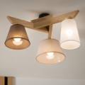 Brilagi - LED  Plafonnier ANTHONY 3xE14/40W/230V chêne