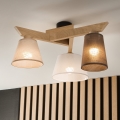 Brilagi - LED  Plafonnier ANTHONY 3xE14/40W/230V chêne