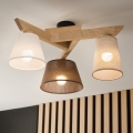 Brilagi - LED  Plafonnier ANTHONY 3xE14/40W/230V chêne