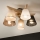 Brilagi - LED  Plafonnier ANTHONY 5xE14/40W/230V chêne