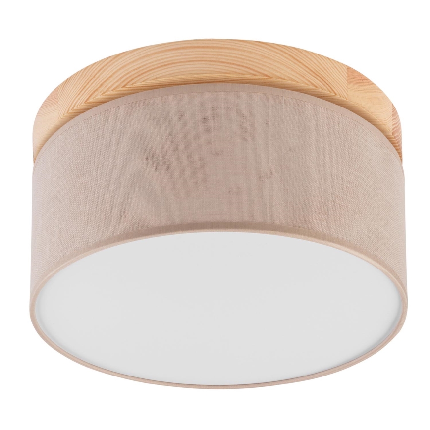 Brilagi - LED Plafonnier BELLADONNA 1xE27/15W/230V d.30 cm beige/pin