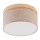 Brilagi - LED Plafonnier BELLADONNA 1xE27/15W/230V d.30 cm beige/pin