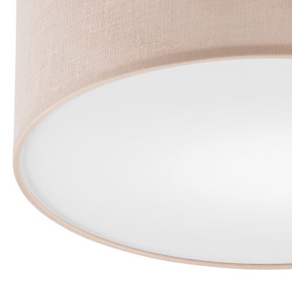 Brilagi - LED Plafonnier BELLADONNA 1xE27/15W/230V d.30 cm beige/pin