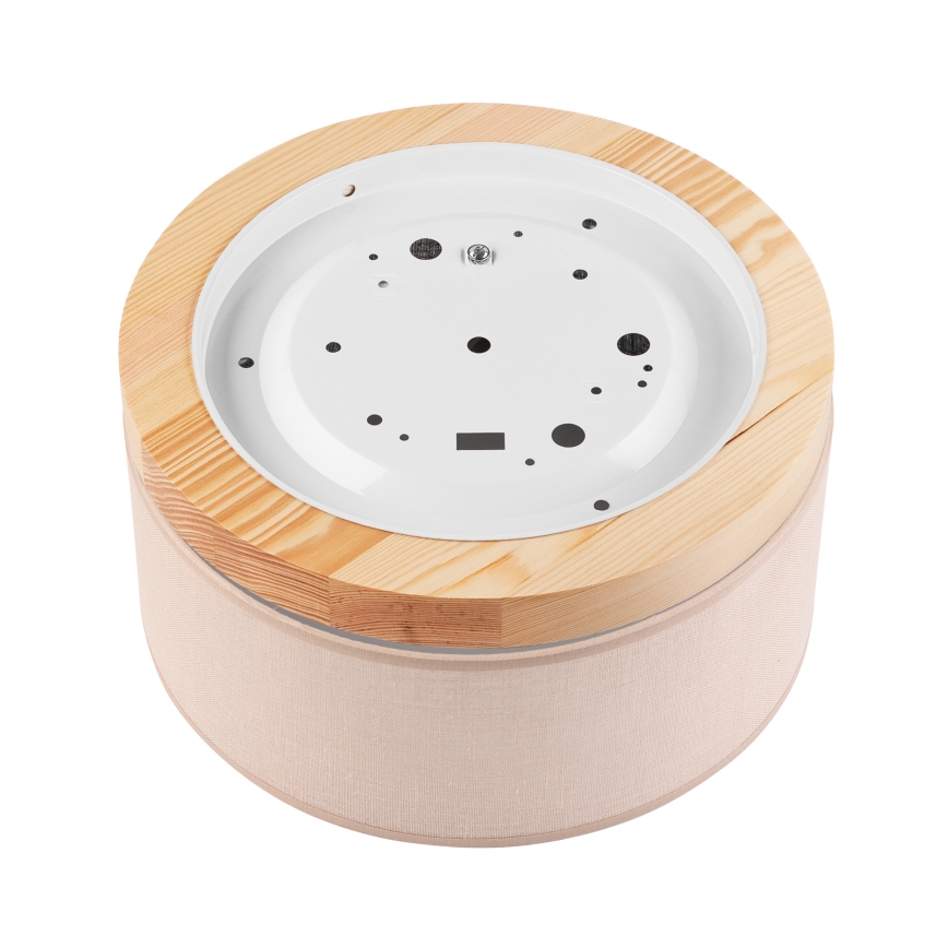 Brilagi - LED Plafonnier BELLADONNA 1xE27/15W/230V d.30 cm beige/pin