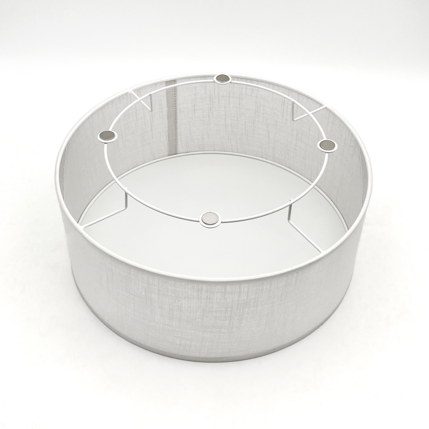 Brilagi - LED Plafonnier BELLADONNA 1xE27/15W/230V d. 30 cm blanc/chêne noyer