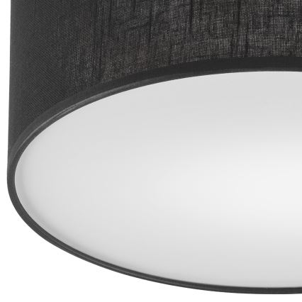 Brilagi - LED Plafonnier BELLADONNA 1xE27/15W/230V d.30 cm noir/chêne