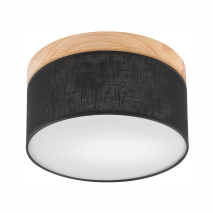 Brilagi - LED Plafonnier BELLADONNA 1xE27/15W/230V d. 30 cm noir/pin