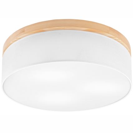 Brilagi - LED Plafonnier BELLADONNA 3xE27/15W/230V d. 50 cm blanc/pin
