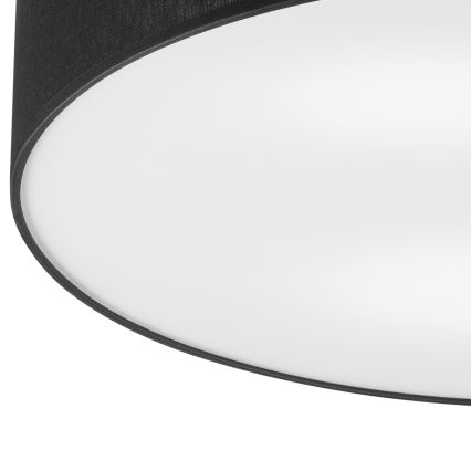 Brilagi - LED Plafonnier BELLADONNA 3xE27/15W/230V d.50 cm noir/chêne