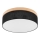 Brilagi - LED Plafonnier BELLADONNA 3xE27/15W/230V d.50 cm noir/pin
