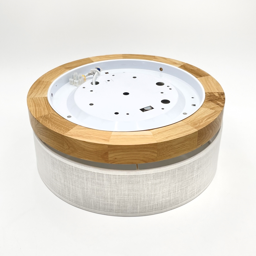 Brilagi - LED Plafonnier BELLADONNA LED/20W/230V Ø 30 cm blanc/chêne