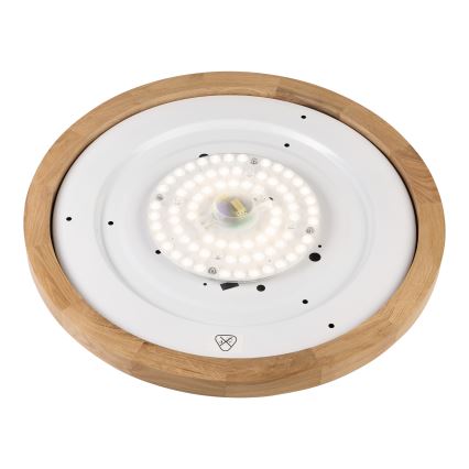 Brilagi - LED Plafonnier BELLADONNA LED/36W/230V Ø 50 cm blanc/chêne