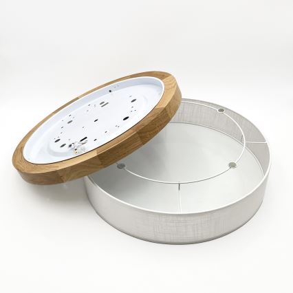 Brilagi - LED Plafonnier BELLADONNA LED/36W/230V Ø 50 cm blanc/chêne