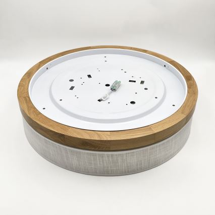 Brilagi - LED Plafonnier BELLADONNA LED/36W/230V Ø 50 cm blanc/chêne