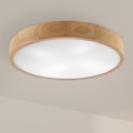 Brilagi - LED Plafonnier CARVALHO 4xE27/60W/230V chêne ø 57,5 cm