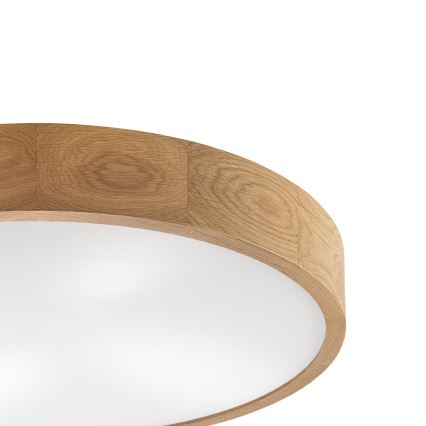 Brilagi - LED Plafonnier CARVALHO 4xE27/60W/230V chêne ø 57,5 cm