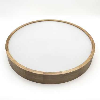 Brilagi - LED Plafonnier CARVALHO 4xE27/60W/230V chêne ø 57,5 cm