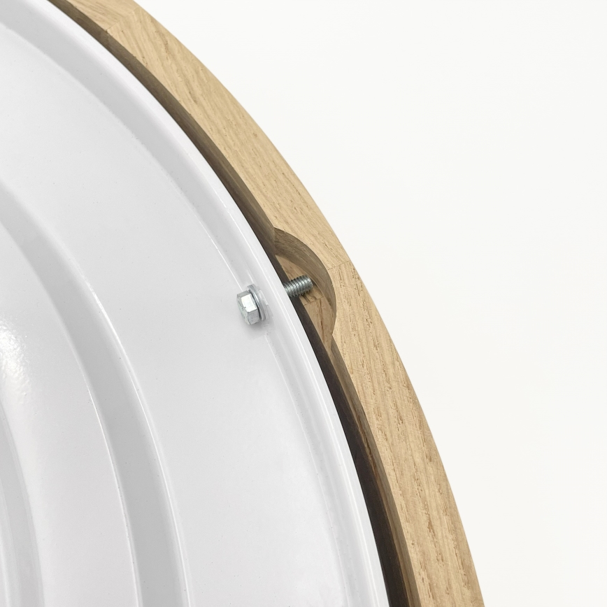 Brilagi - LED Plafonnier CARVALHO 4xE27/60W/230V chêne ø 57,5 cm