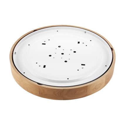 Brilagi - LED Plafonnier CARVALHO 4xE27/60W/230V chêne ø 57,5 cm