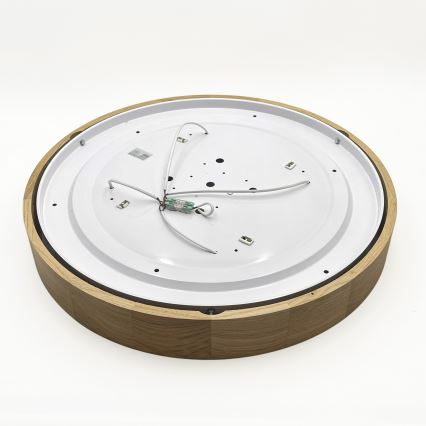 Brilagi - LED Plafonnier CARVALHO 4xE27/60W/230V chêne ø 57,5 cm