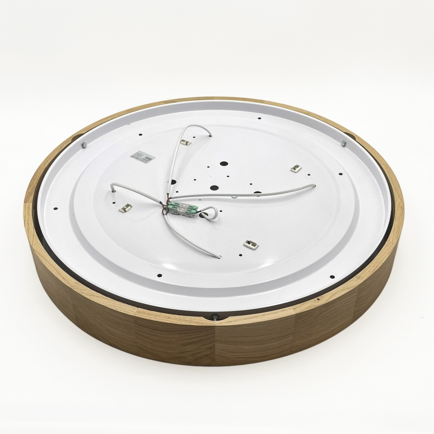Brilagi - LED Plafonnier CARVALHO 4xE27/60W/230V chêne ø 57,5 cm