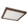 Brilagi - LED Plafonnier de salle de bain WOODY FRAME LED/40W/230V 60x60 cm IP44 noyer