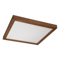 Brilagi - LED Plafonnier de Salle de Bain WOODY FRAME LED/50W/230V 60x60 cm IP44 chêne cerise