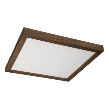Brilagi - LED Plafonnier de salle de bain WOODY FRAME LED/50W/230V 60x60 cm IP44 noyer