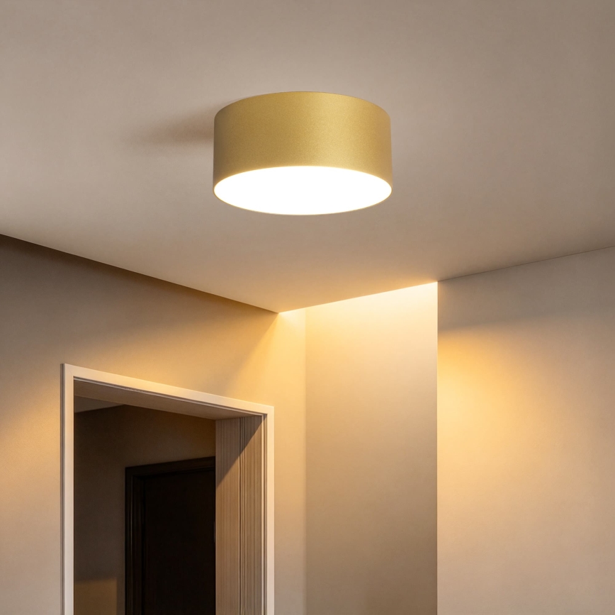 BRILAGI - Plafonnier LED pour salle de bains FORIS LED/20W/230V Ø 15 cm doré IP44