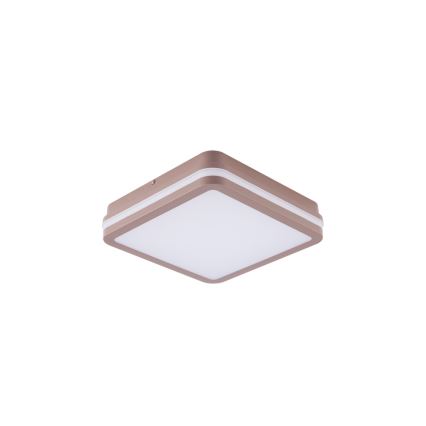 Brilagi - Plafonnier extérieur LED BENE LED/18W/230V 21,5x21,5 cm marron IP54