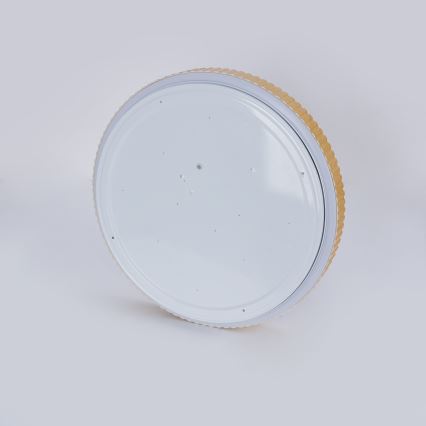 Brilagi - Plafonnier LED dimmable CORVO LED/72W/230V 3000-6000K décor bois Ø 50 cm + télécommande incluse
