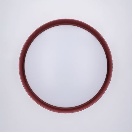 Brilagi - Plafonnier LED dimmable LUCIA LED/48W/230V 3000-6500K Ø 41 cm rouge + télécommande