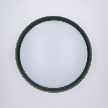 Brilagi - Plafonnier LED dimmable LUCIA LED/48W/230V 3000-6500K Ø 41 cm vert + télécommande