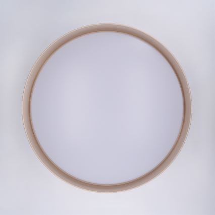 Brilagi - Plafonnier LED dimmable LUCIA, 60 W, 230 V, 3000–6500 K, Ø 59 cm, beige + télécommande