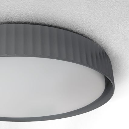 Brilagi - Plafonnier LED dimmable LUCIA LED/60W/230V 3000-6500K Ø 59 cm gris + télécommande