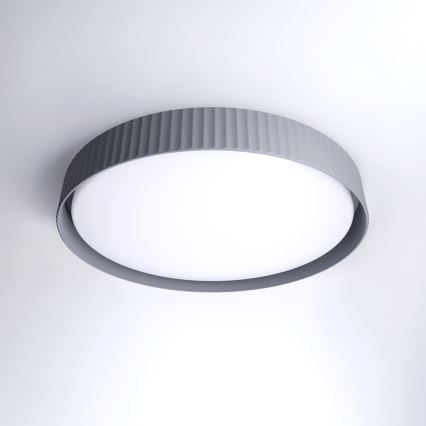 Brilagi - Plafonnier LED dimmable LUCIA LED/60W/230V 3000-6500K Ø 59 cm gris + télécommande