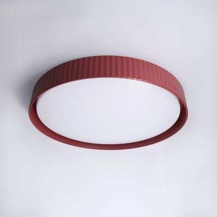 Brilagi - Plafonnier LED dimmable LUCIA LED/60W/230V 3000-6500K Ø 59 cm rouge + télécommande