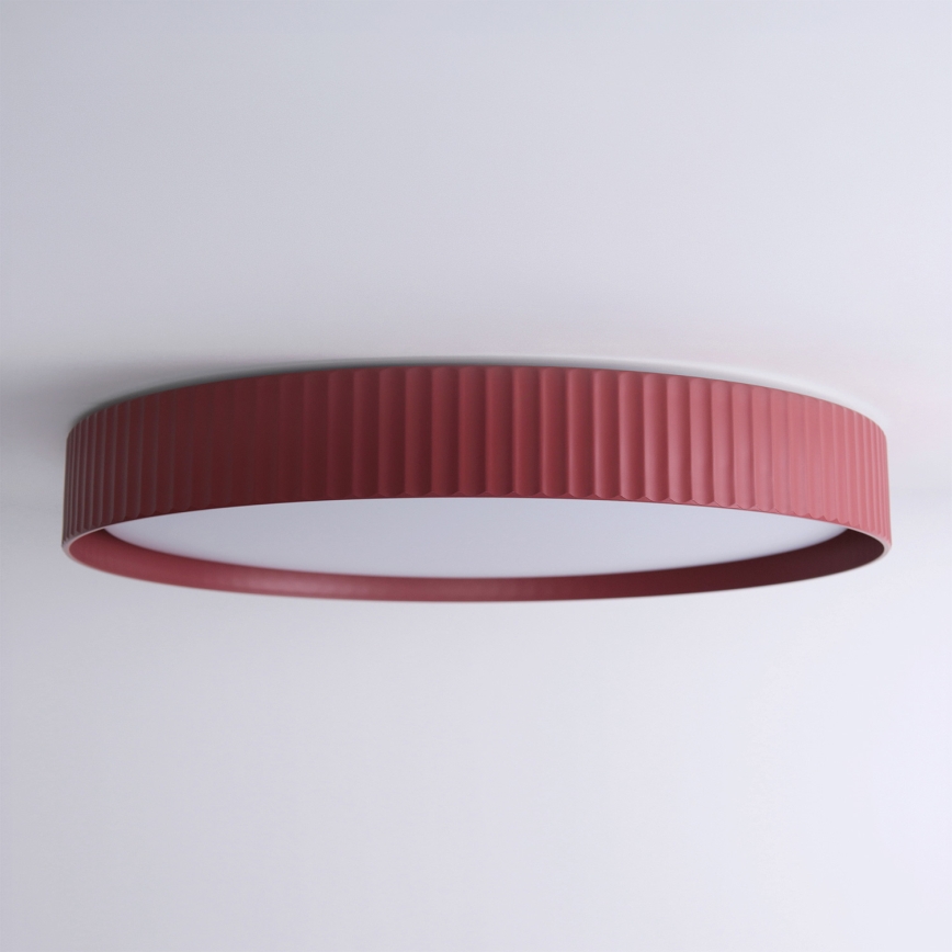 Brilagi - Plafonnier LED dimmable LUCIA LED/60W/230V 3000-6500K Ø 59 cm rouge + télécommande