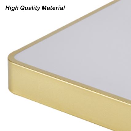 BRILAGI - plafonnier LED dimmable POOL SQUARE LED/36W/230V 3000-6000K 40x40 cm doré + télécommande