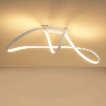 Brilagi - Plafonnier LED dimmable en saillie TWISTER LED/60W/230V 3000-6000K blanc + télécommande